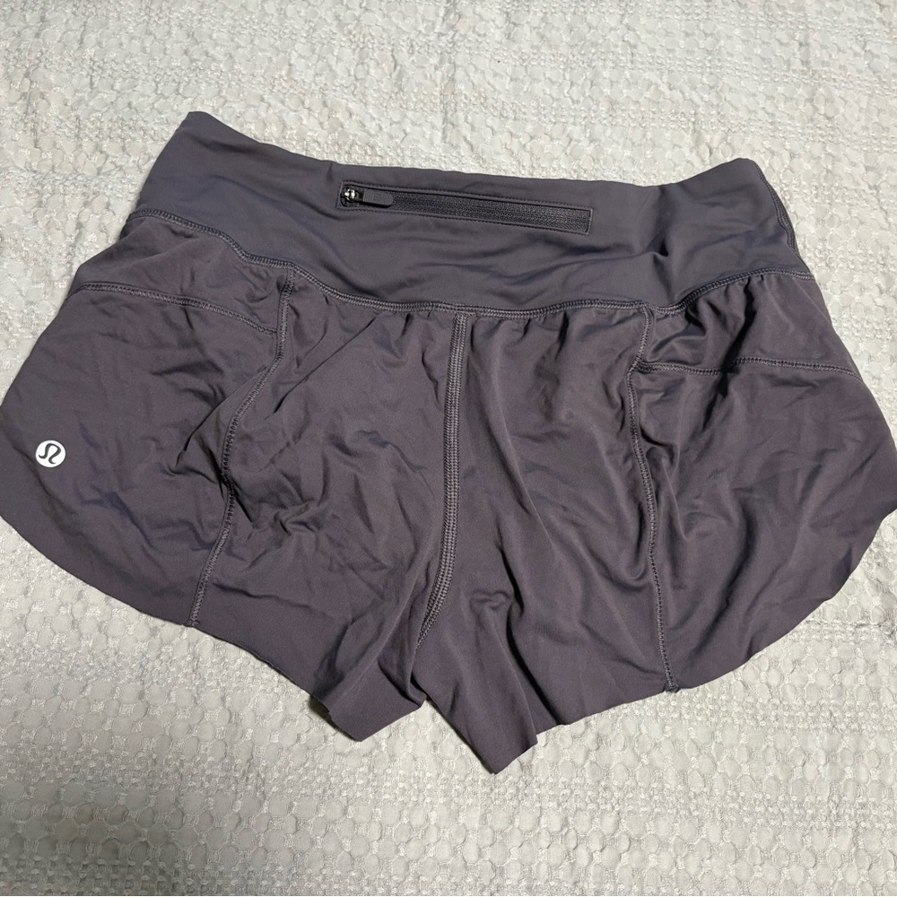 lululemon athletica Women's Dark Gray Athletic Shorts